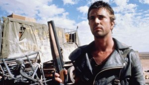Mel Gibson in Mad Max.